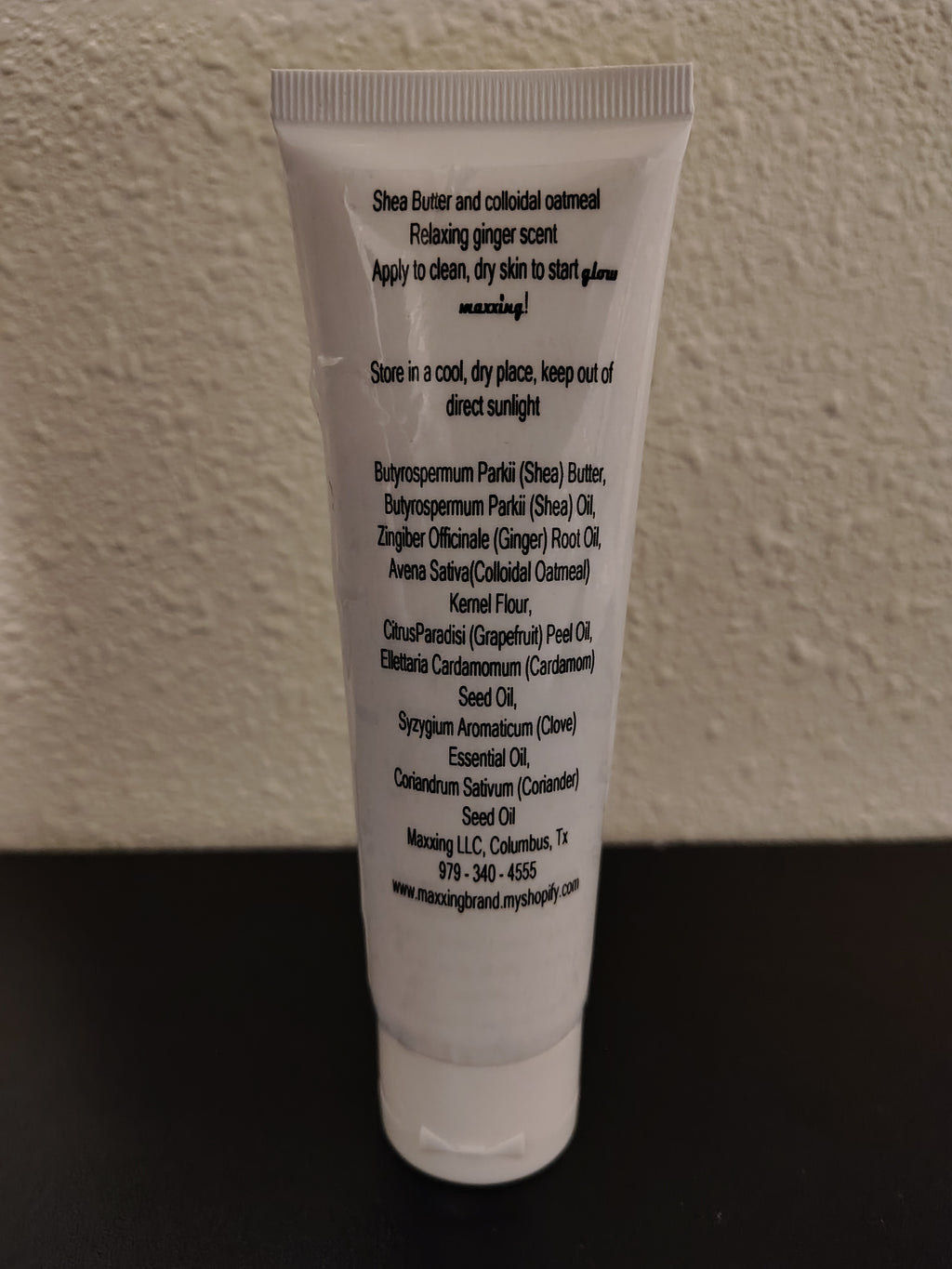MAXXING unrefined whipped shea butter + colloidal oatmeal - Fresh ginger scent